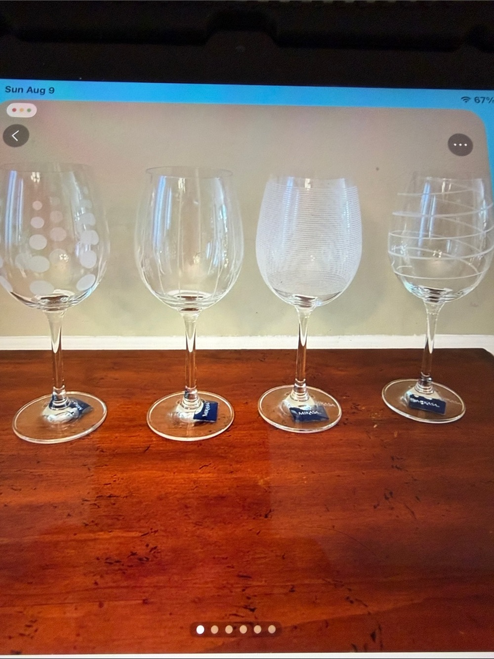 Mikasa Cheers 16 oz Wine Glasses - Set of 4